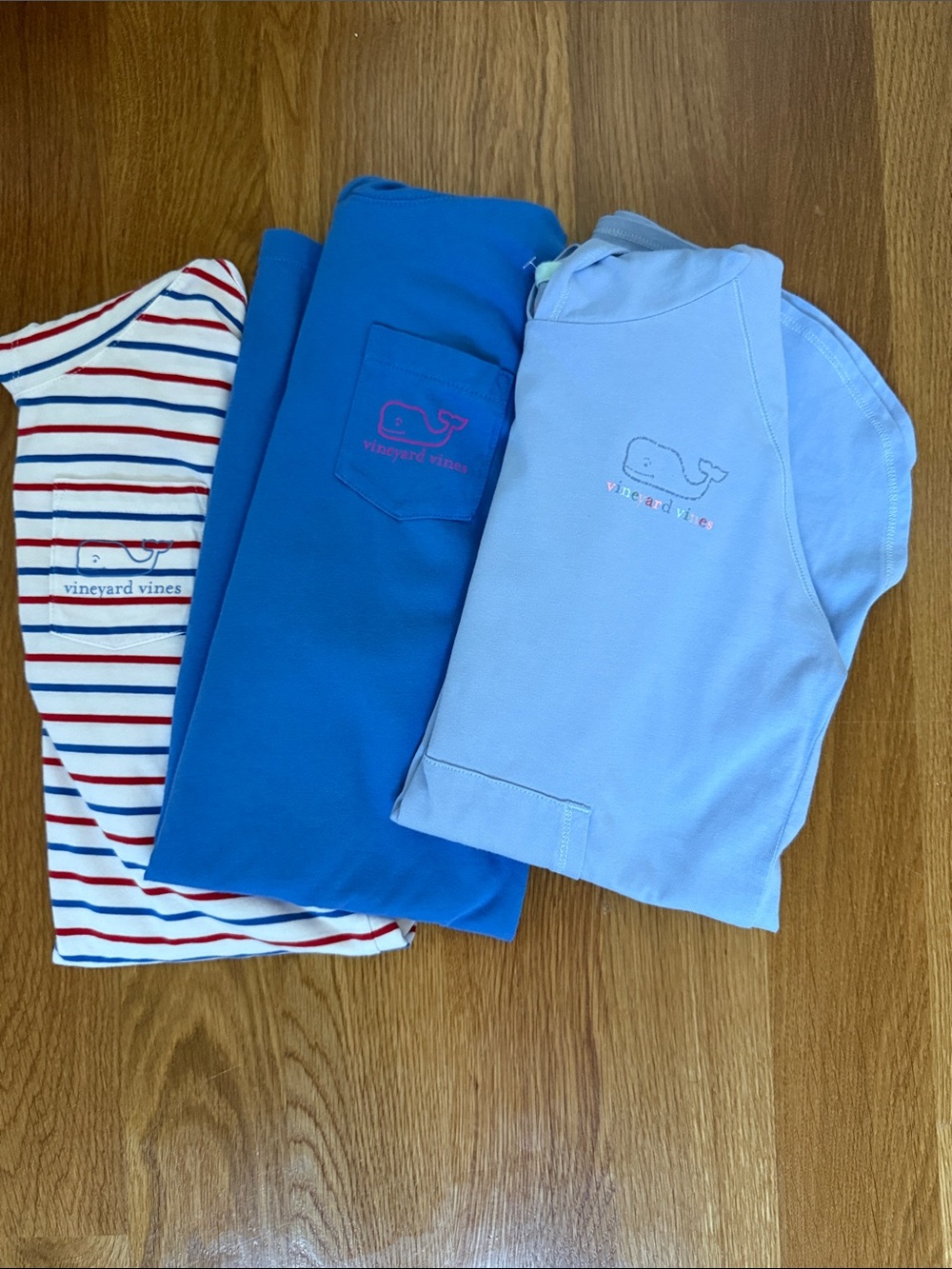 Bundle of Three (3) Vineyard Vines Long Sleeve Hooded Swim Coverups, Sz. M